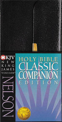NKJV Checkbook Bible B/L Black - Thomas Nelson